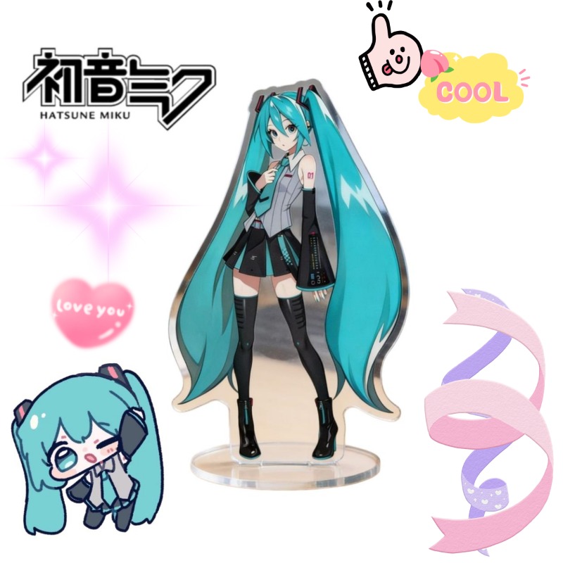 Anime Cosplay Of - Hatsune Miku 10cm Acrylic Stand Cute