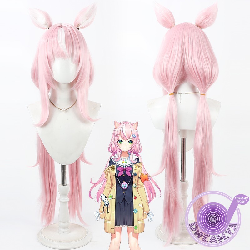 Anime Yang Cosplay - Yang Nari Cosplay Wig Vtuber Pink