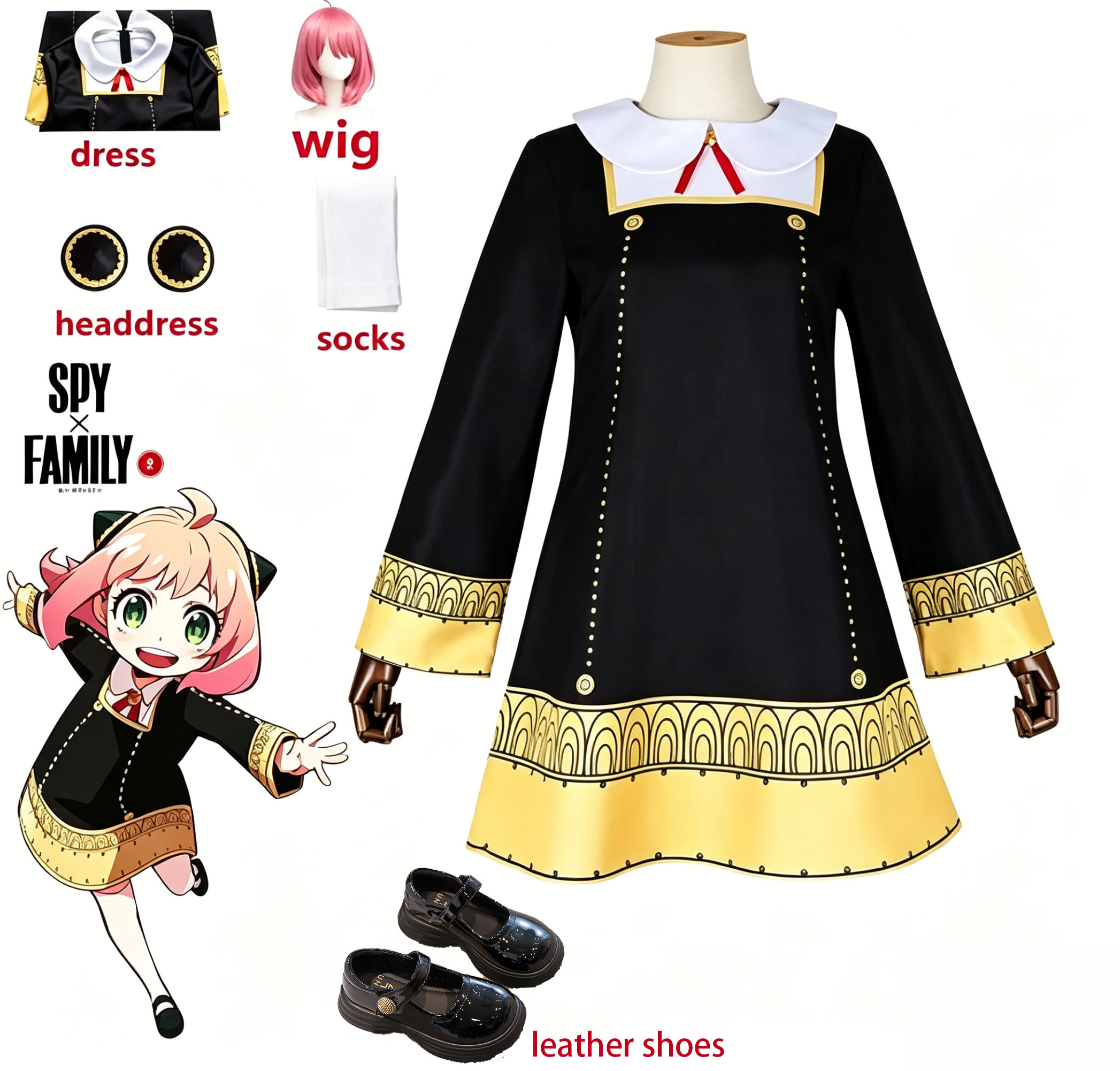Spy Family Outfit - Spy X Family Anya Forger Cosplay