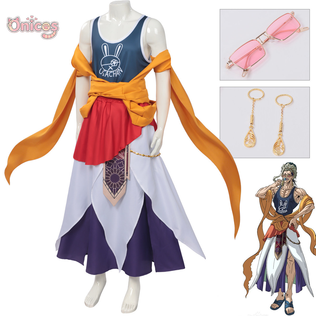 Record of Ragnarok Buddha Cosp - Cosplay Anime Top ulasan dan harga