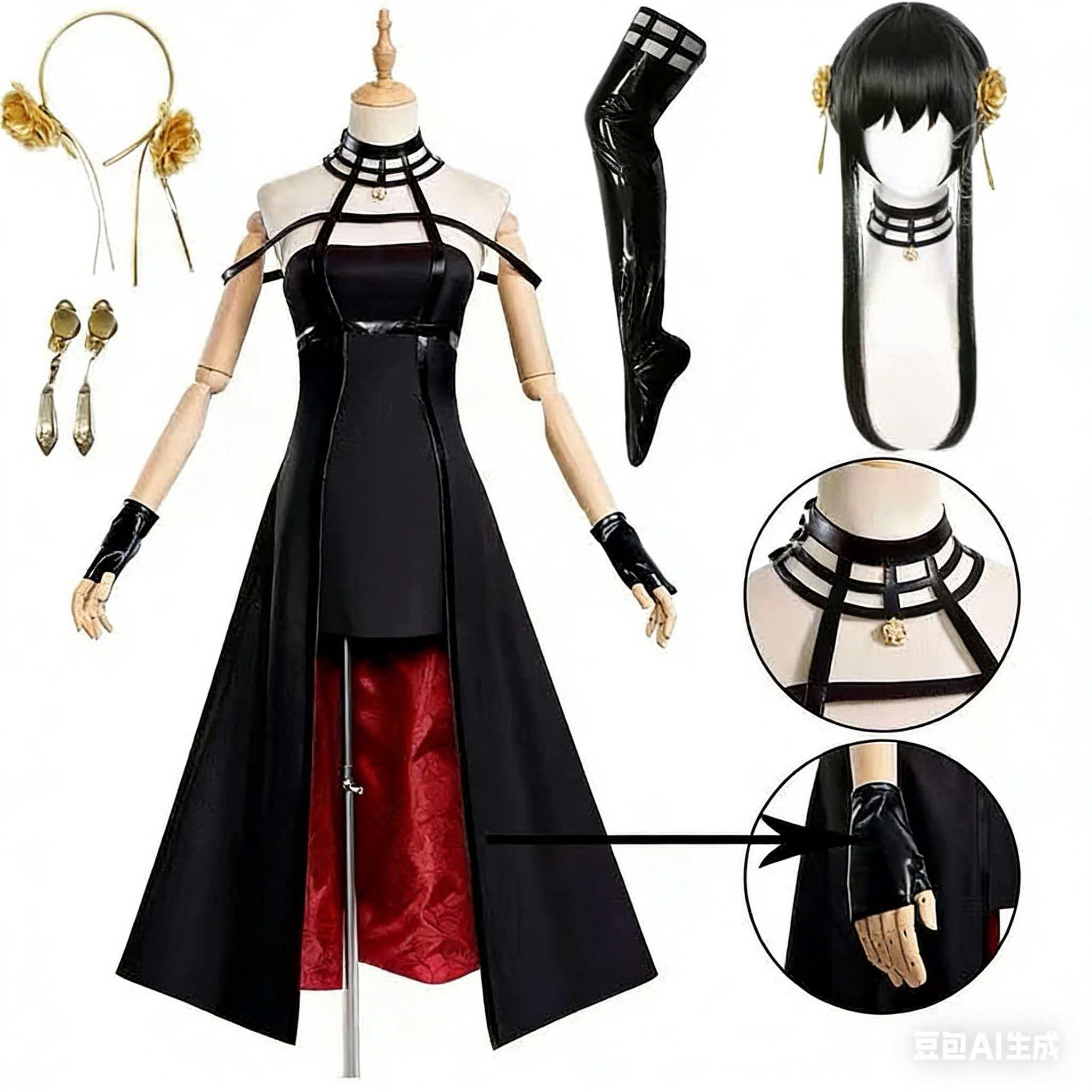Yor Forger Cosplay Costume Hea - Spy Family Outfit ulasan dan harga