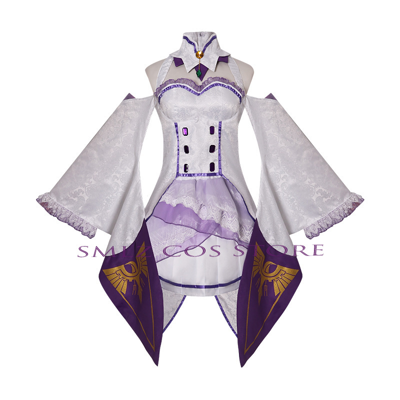 Emilia Cosplay Anime Re Zero K - Anime Cosplay Women ulasan dan harga