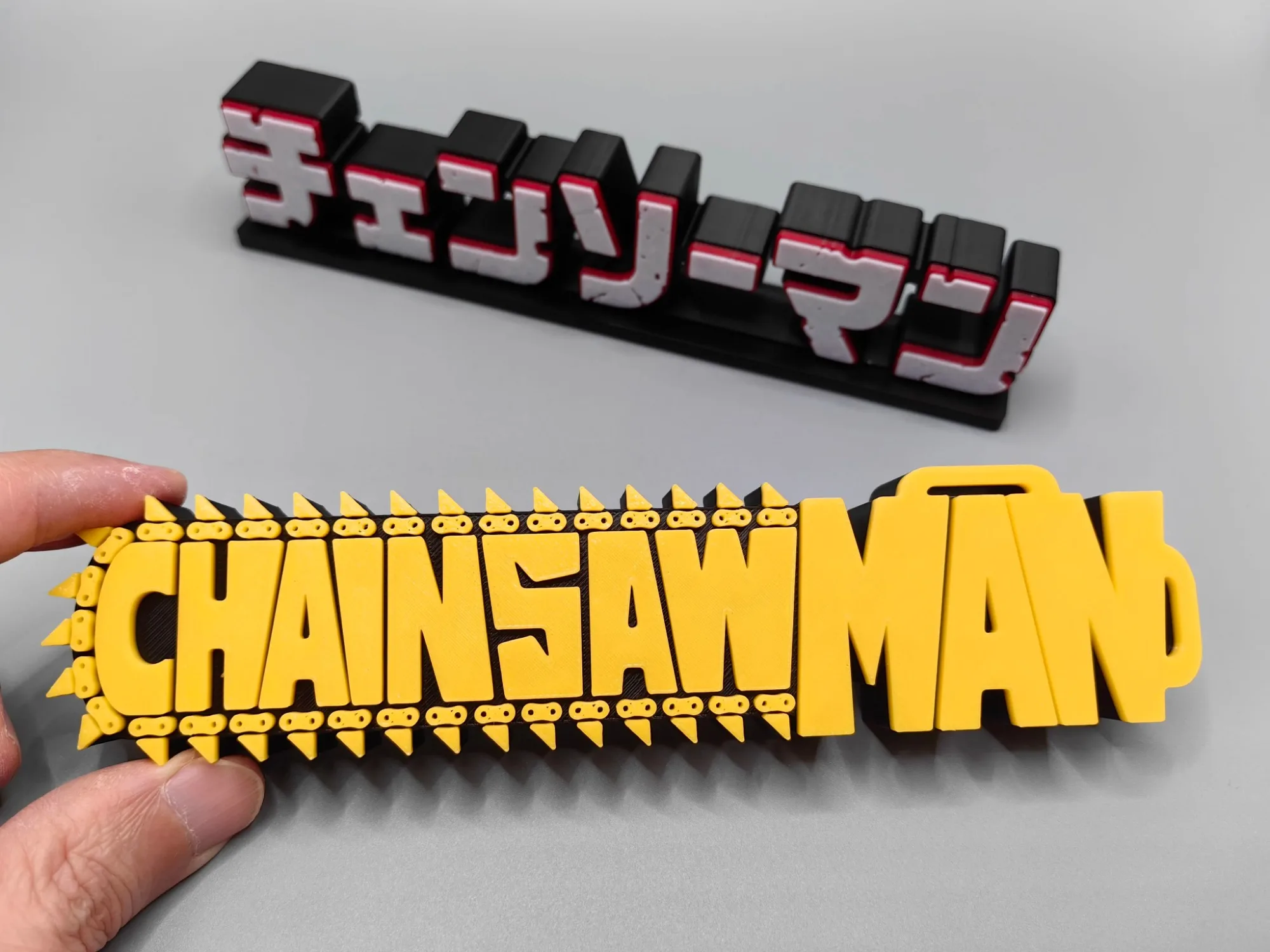 Anime Chainsaw Man 3D Logo Mod - Chainsaw Man Cosplay ulasan dan harga