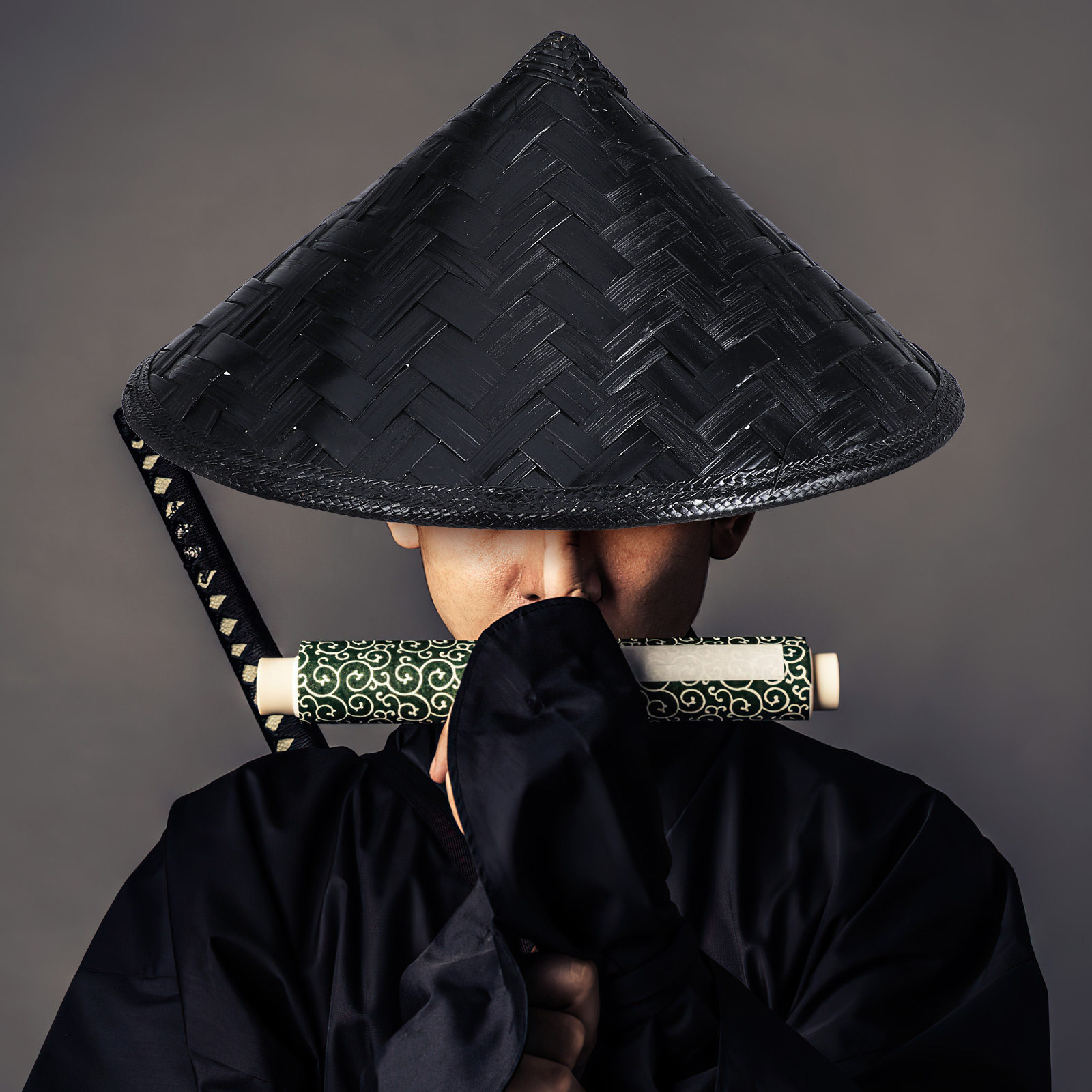 Bamboo Cosplay Hat Japanese Sa - Asian Cosplay Anime ulasan dan harga