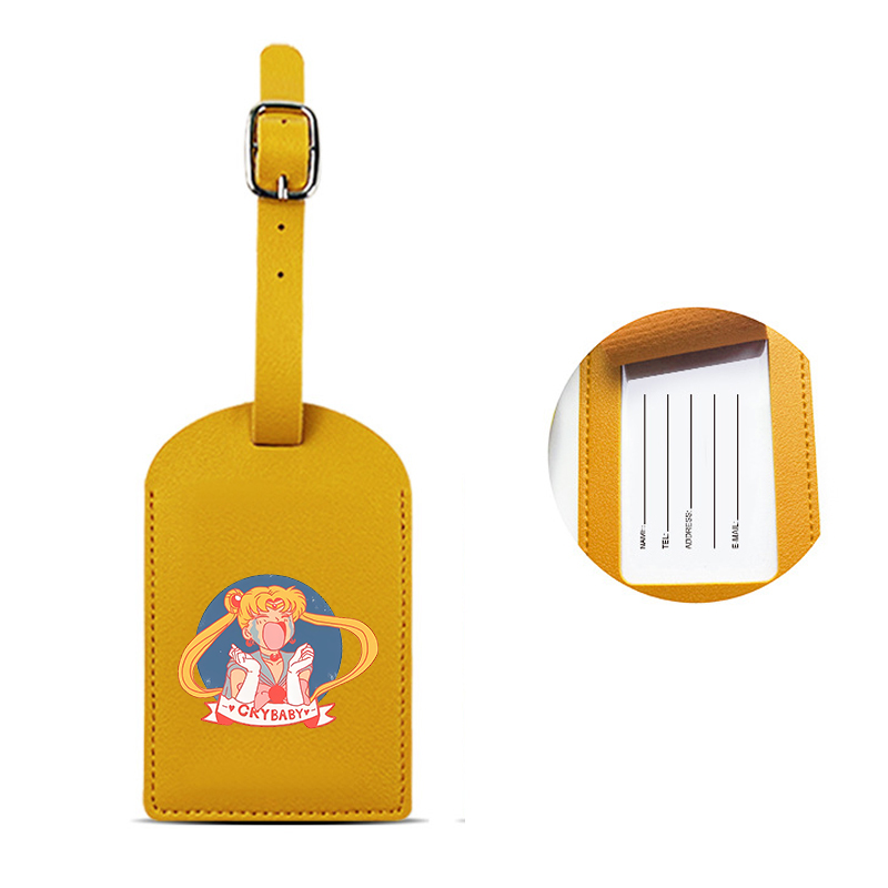 Sailor Moon Luggage Tag for Wo - Anime Cosplay Girl Name ulasan dan harga