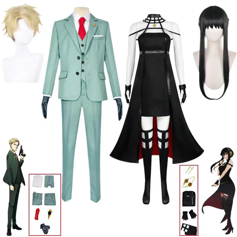 Anime Spy X Family Cosplay Cos - Spy Family Outfit ulasan dan harga
