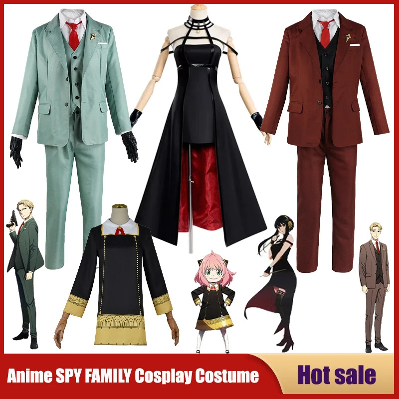 aa26Anime Spy X Family Cosplay - Spy Family Outfit ulasan dan harga