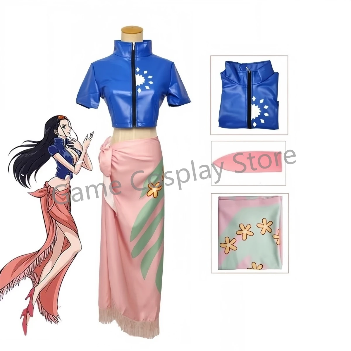 Nico Robin Cosplay Costume Dre - Spy Family Outfit ulasan dan harga