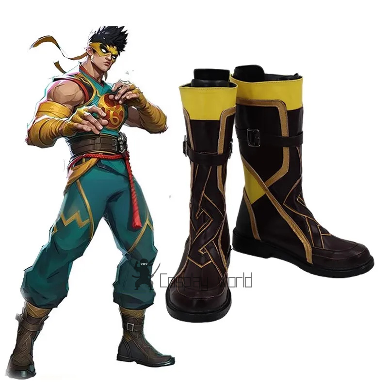 Iron Fist Cosplay Shoes Superh - Asian Cosplay Anime ulasan dan harga