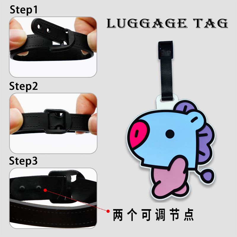 BT21 cartoon cute keychain Kaw - Cosplay Anime Online ulasan dan harga