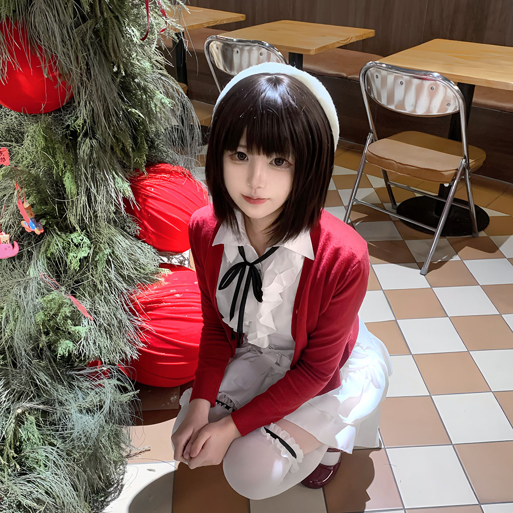 Girl Red Coat Shirt Skirt Set  - Anime Cosplay For Girls ulasan dan harga