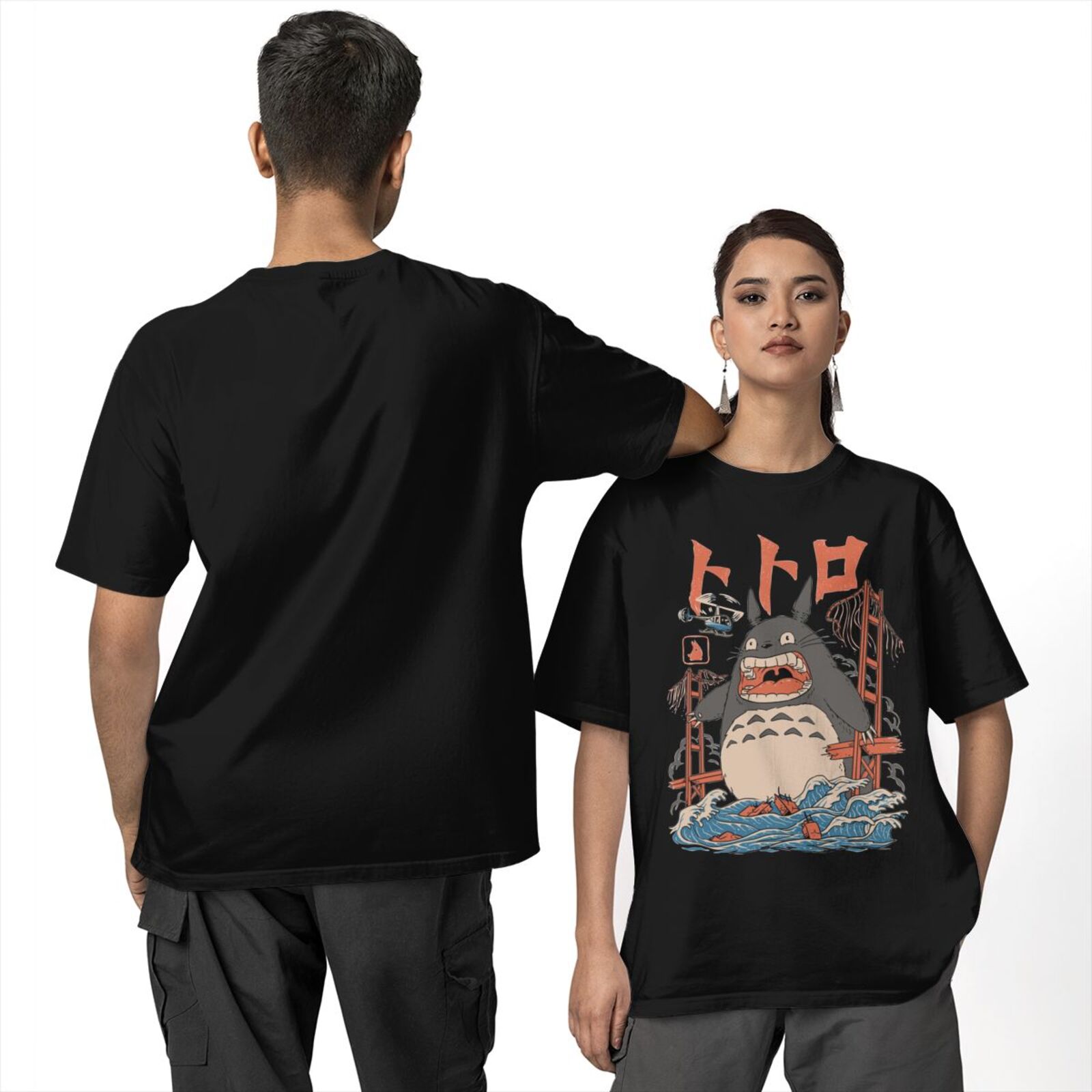 Totoro-Miyazaki Anime Men T Sh - Anime Cosplay Ideas Male ulasan dan harga