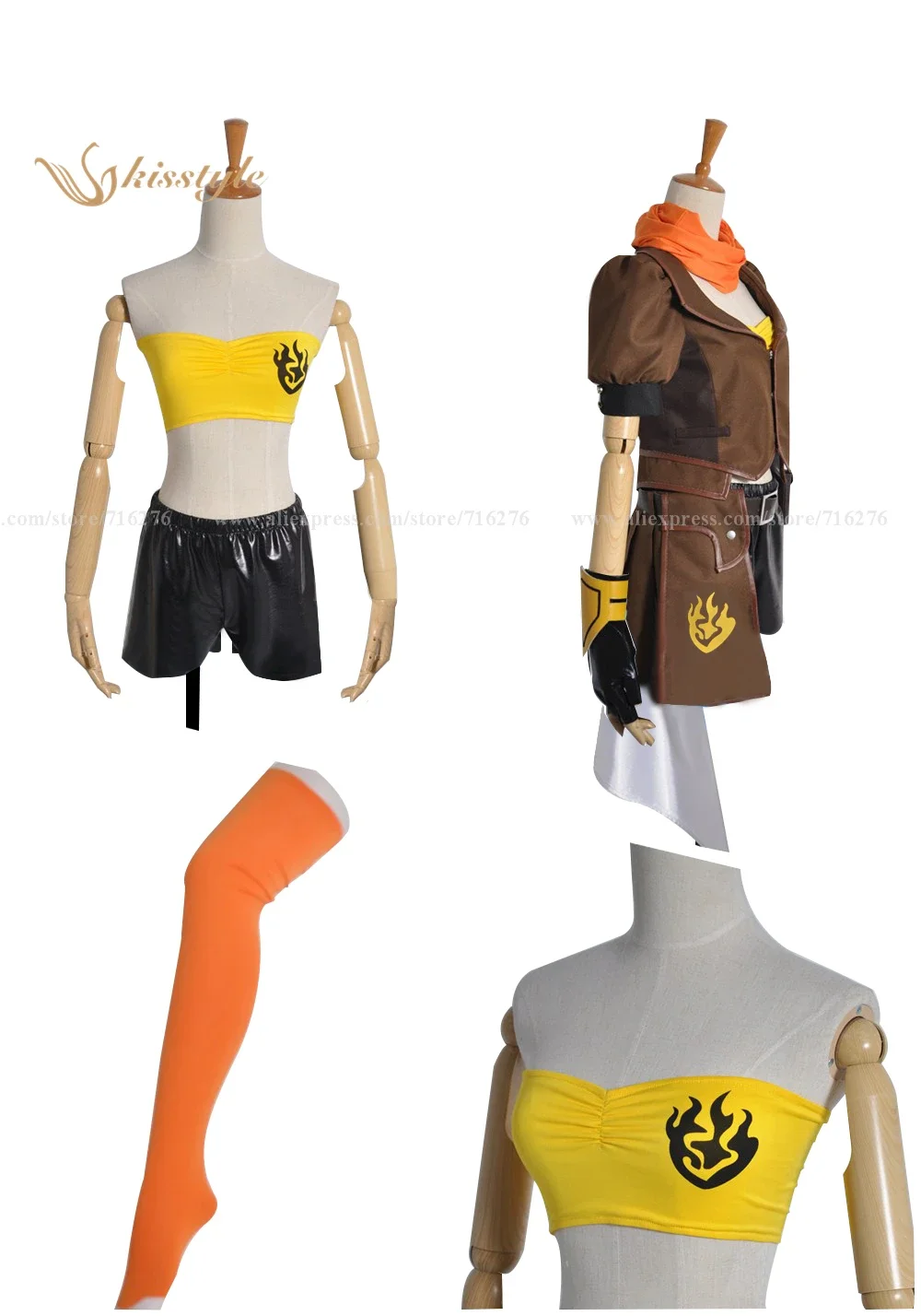 Anime anime ruby Yellow Traile - Anime Yang Cosplay ulasan dan harga