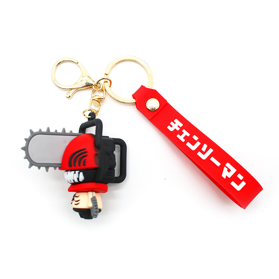 Chainsaw Man Keychains Cartoon - Chainsaw Man Cosplay ulasan dan harga