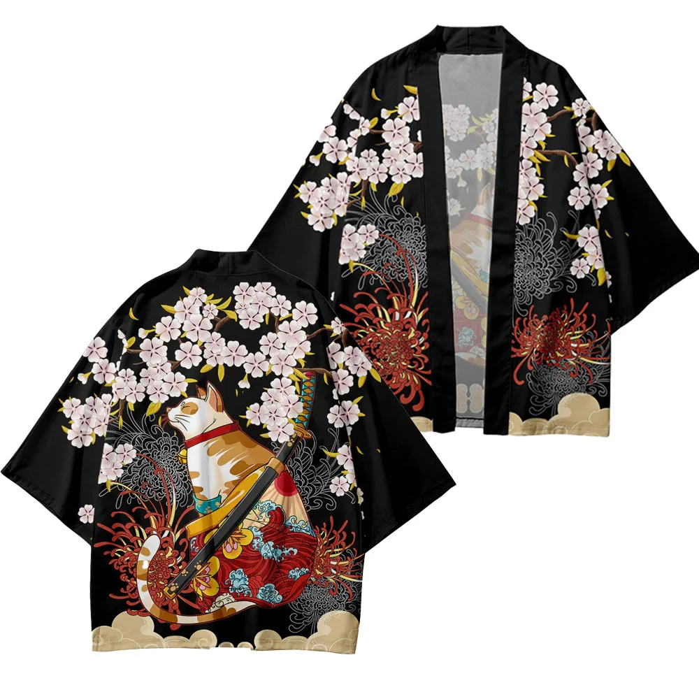 Japanese Cat Print Cosplay Hao - Asian Cosplay Anime ulasan dan harga