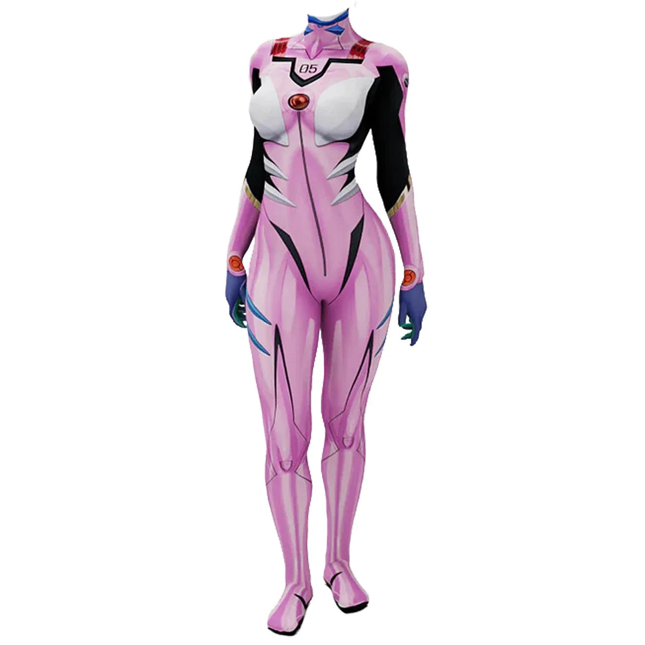 Anime EVA 05 Makinami Cosplay  - Anime Cosplay For Girls ulasan dan harga