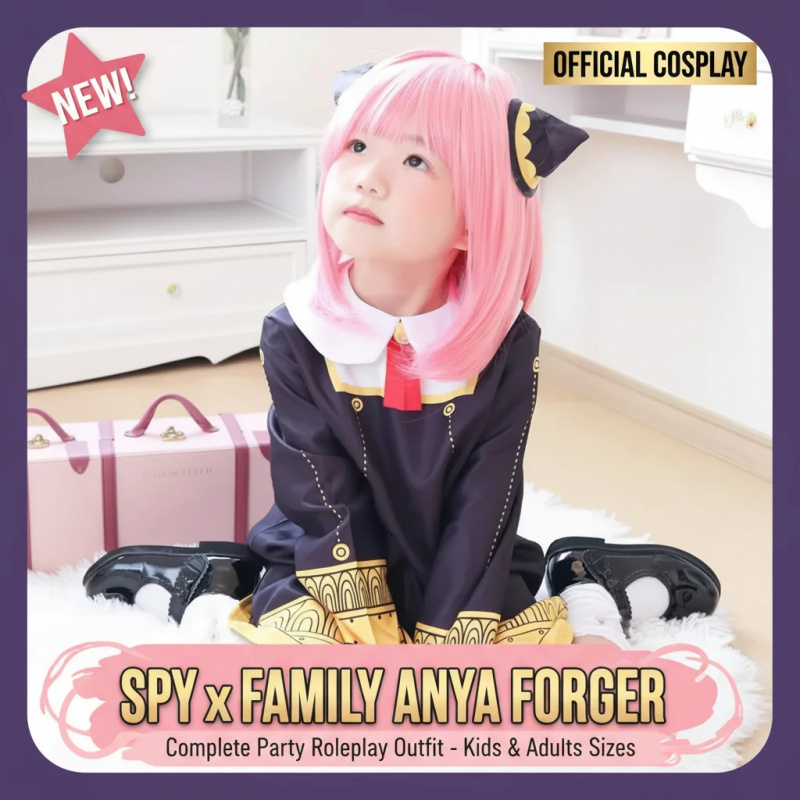 ▶❤Anime SPY X FAMILY Anya Forg - Spy Family Outfit ulasan dan harga