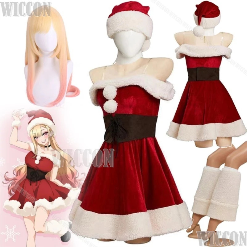 Christmas Red Kitagawa Marin C - Anime Cosplay Girl Name ulasan dan harga