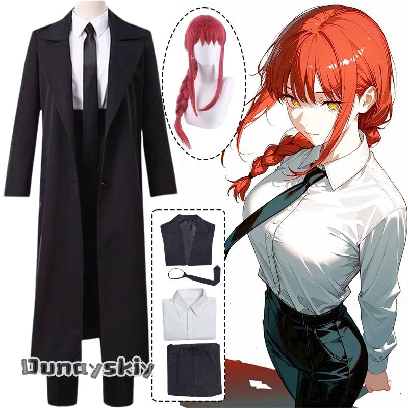 Anime Man Makima Cosplay Costu - Chainsaw Man Cosplay ulasan dan harga